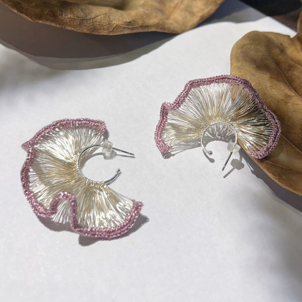 The Chromatic Bloom Collection Earrings,Type 3 Royal Velvet,Lumivault.