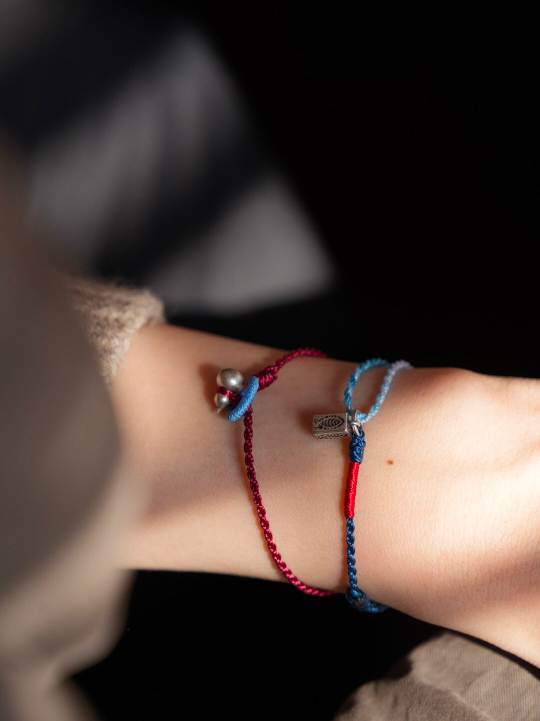 The Symphony of Nature Silver Braided Bracelet,Lumivault.