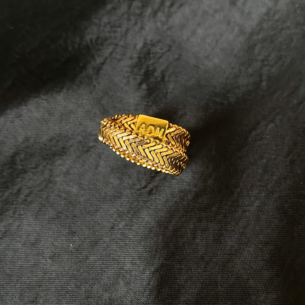 Snake Chain Stacking Ring,Lumivault.