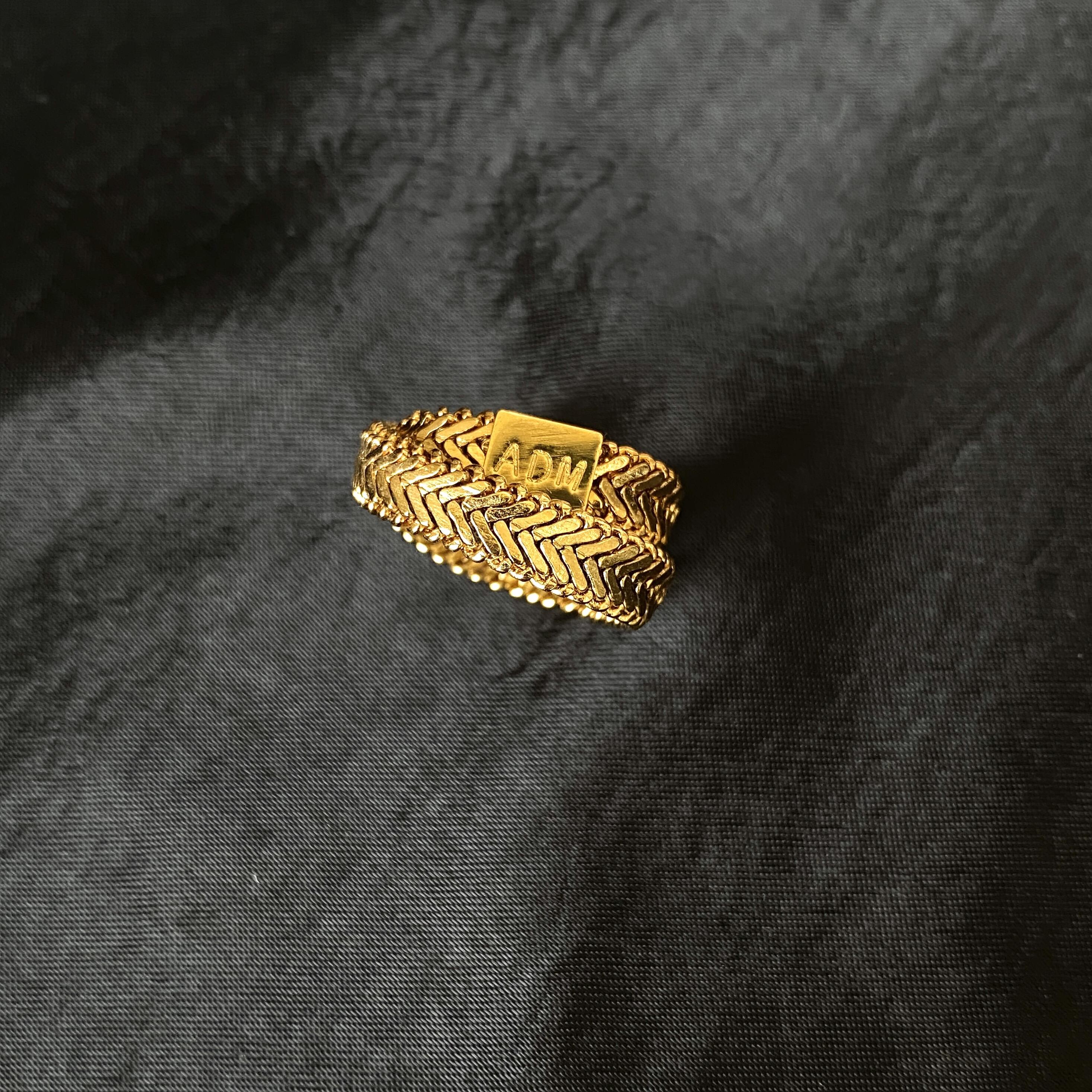 Snake Chain Stacking Ring,Lumivault.