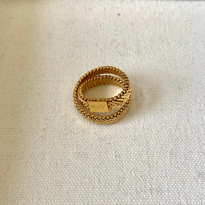 Snake Chain Stacking Ring - Lumivault