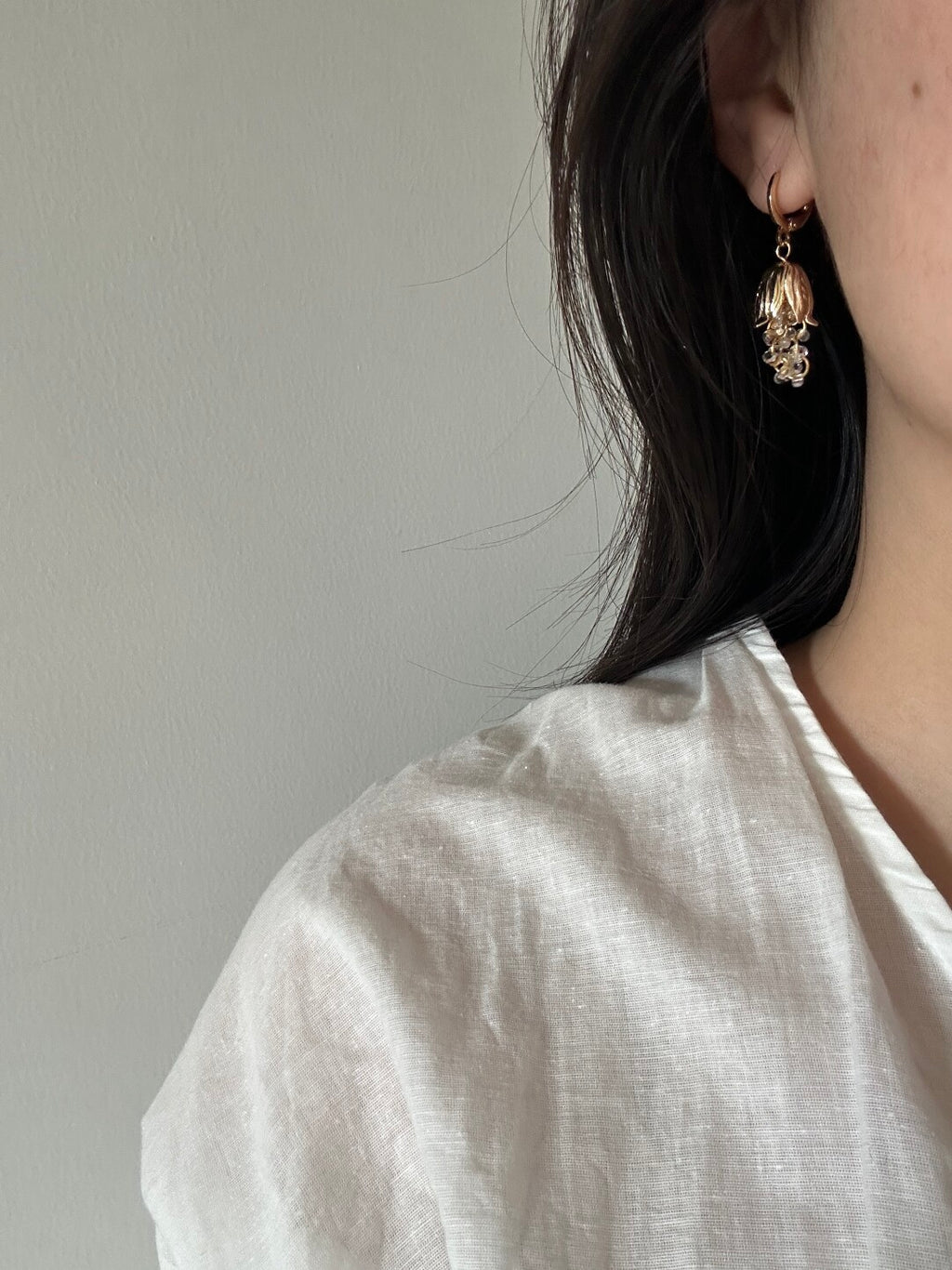 Tulip Tassel Earrings,Lumivault.