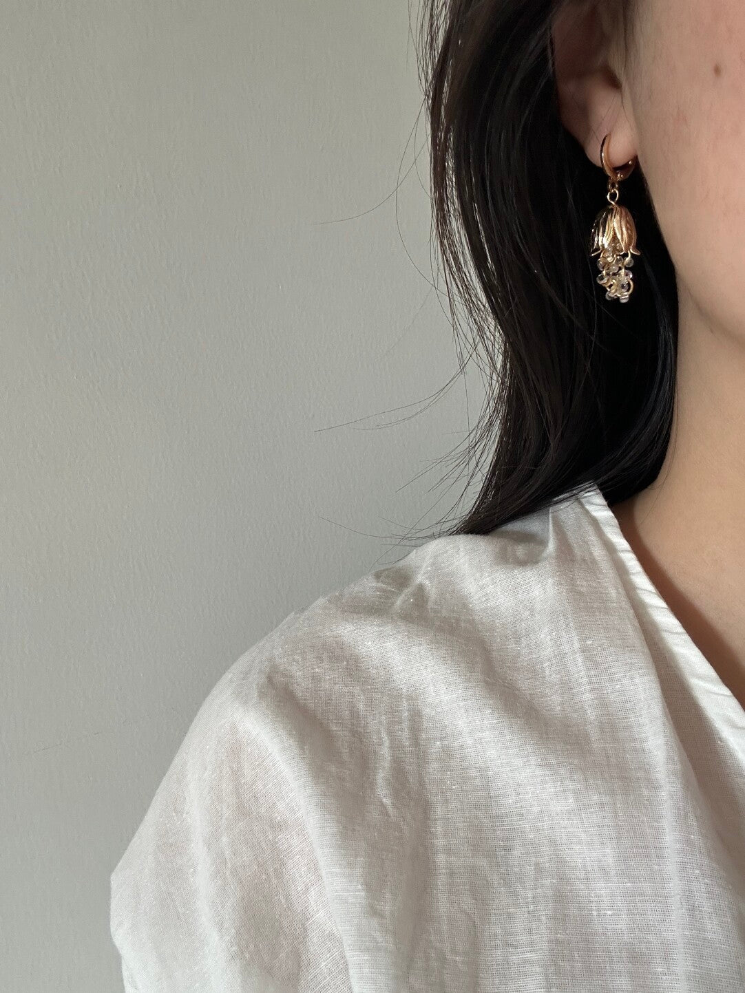Tulip Tassel Earrings,Lumivault.