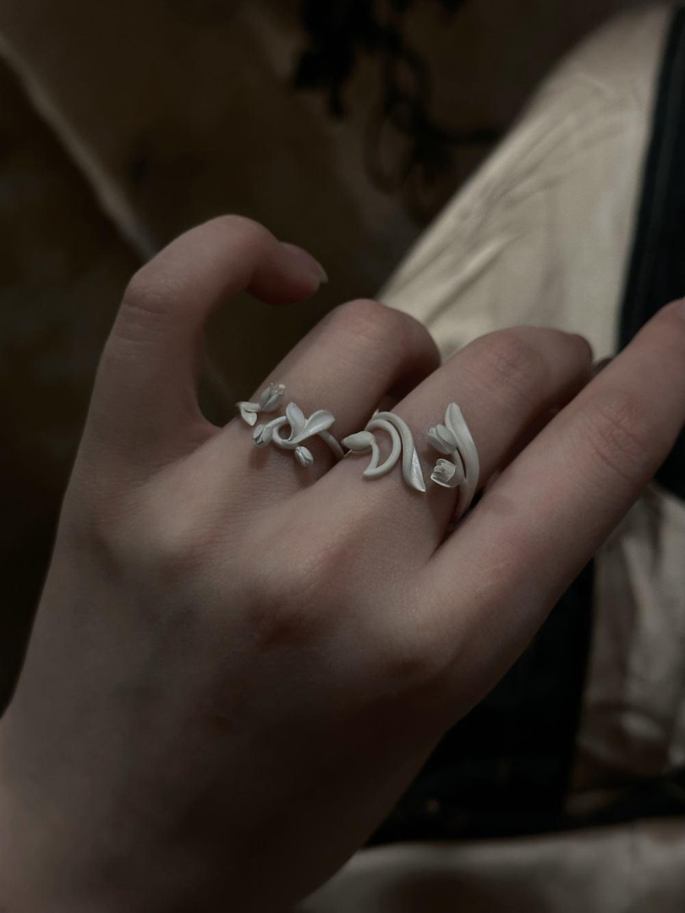 Tulip Open Ring,Lumivault.