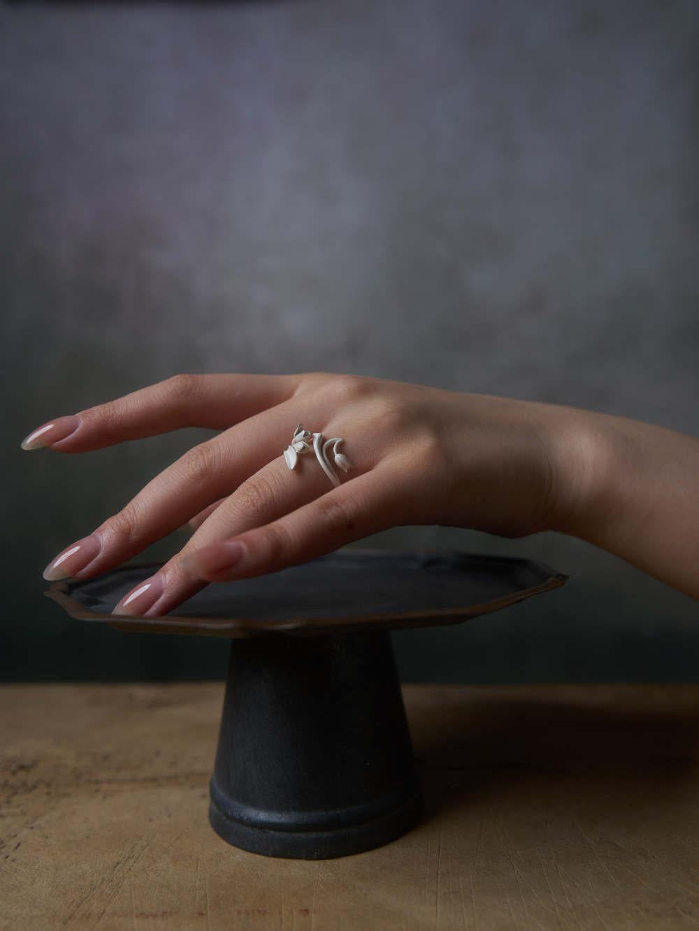 Tulip Open Ring,Lumivault.
