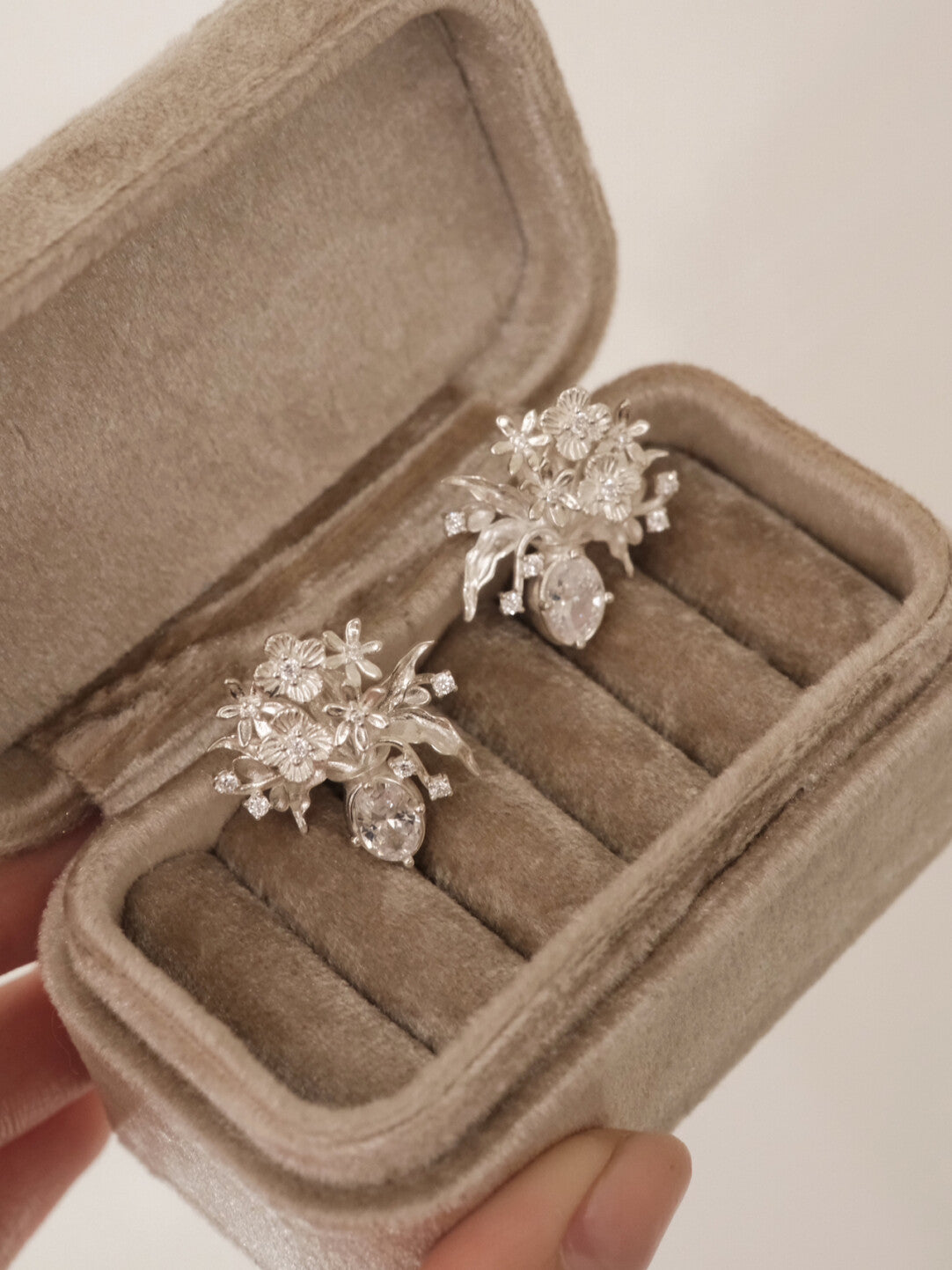 Handmade Vase Silver Earrings - Lumivault