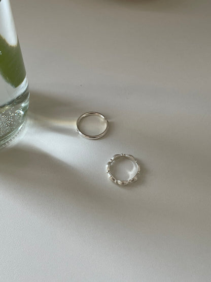 Vintage Flower Open Ring - Lumivault