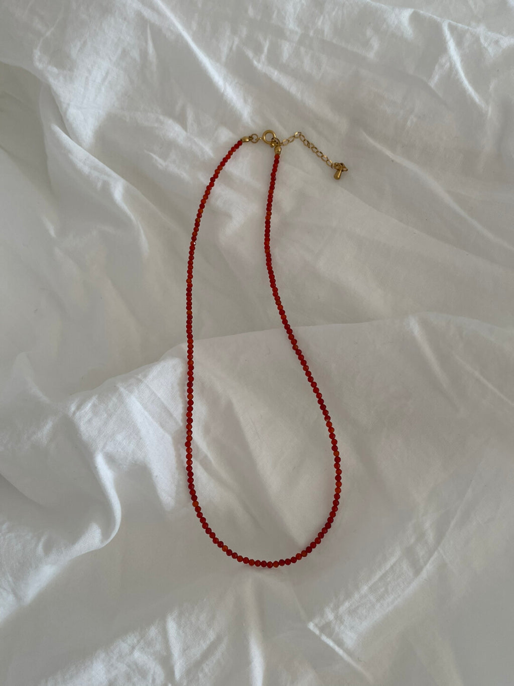 Vintage Red Agate Necklace,Lumivault.