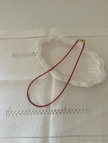 Vintage Red Agate Necklace - Lumivault