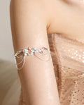 Waltz Baroque Bow Tassel Armcuff,Lumivault.