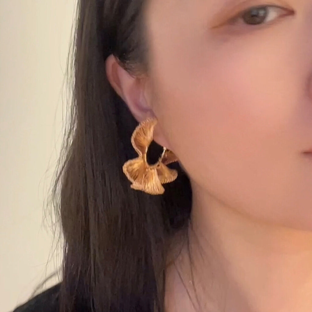 Woven Poetry Earrings,Lumivault.