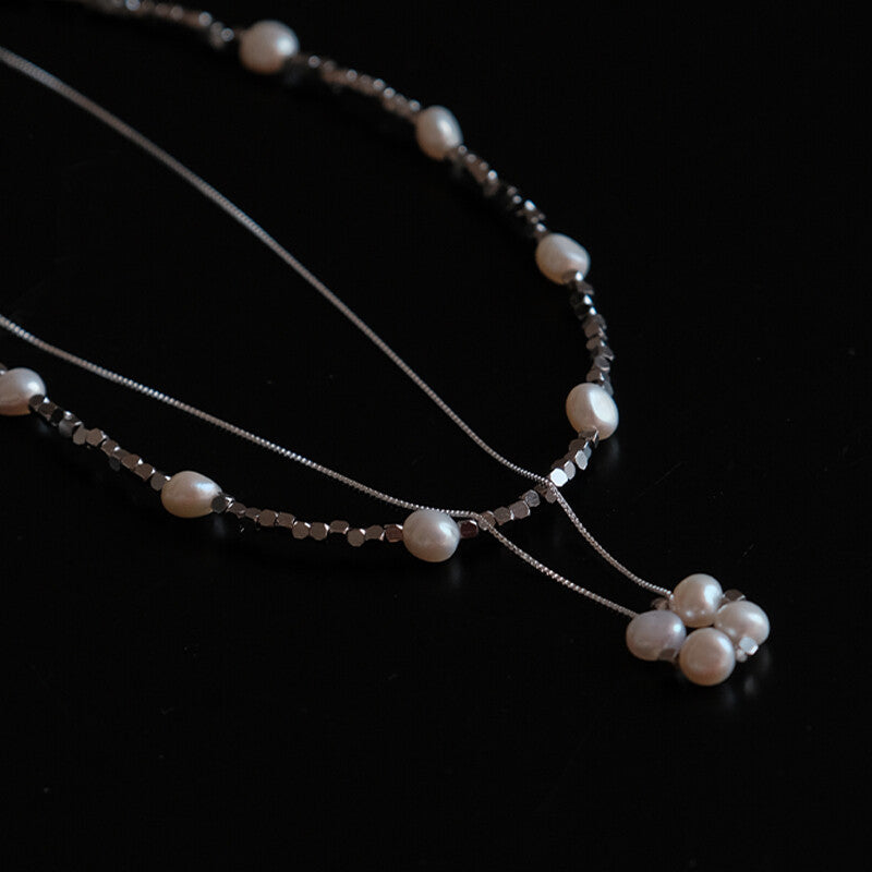 Floating World Removable Pendant Silver Necklace,Lumivault.