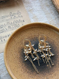 Starry Sky Pearl Earrings,Lumivault.