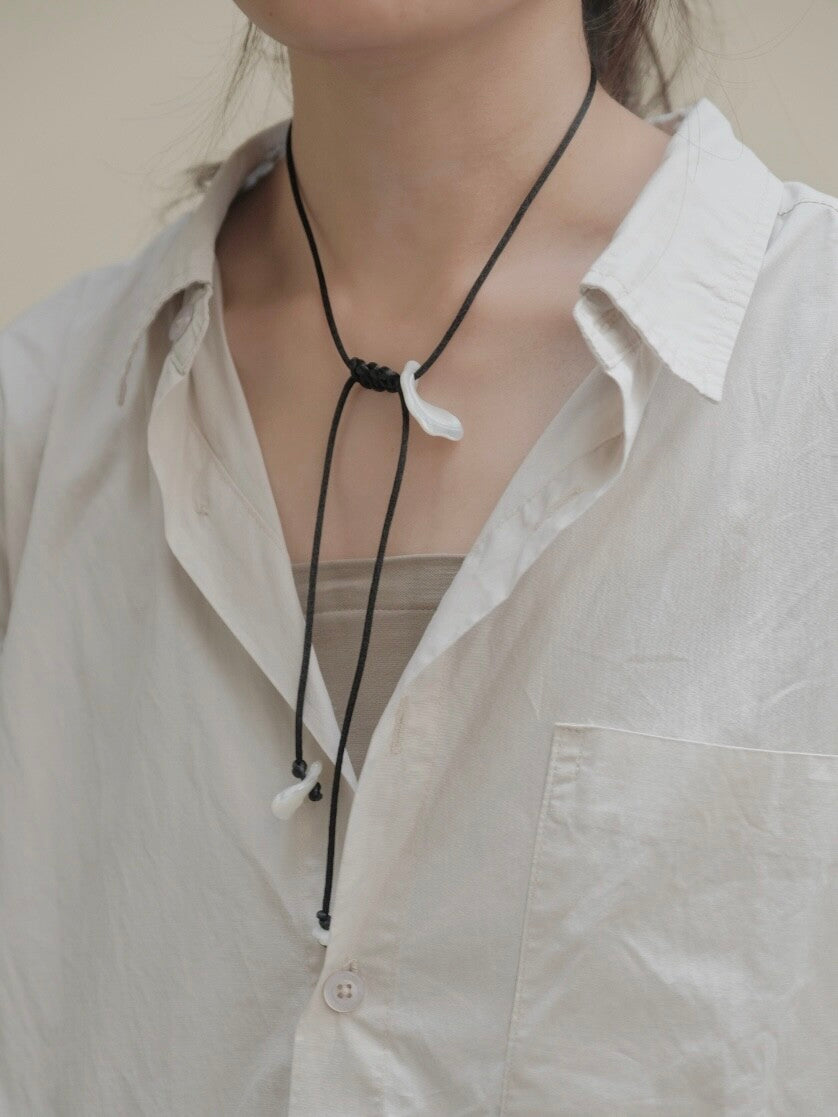 Freeform Shell Necklace,Lumivault.