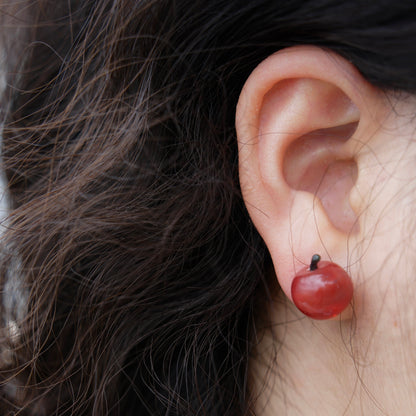 Apple Joy Glass Earrings