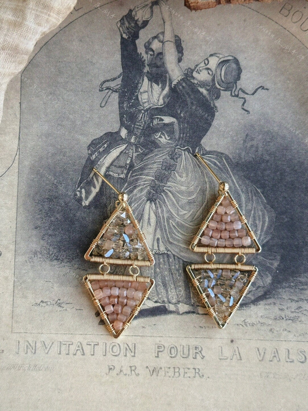 Golden Sun Earrings,Lumivault.