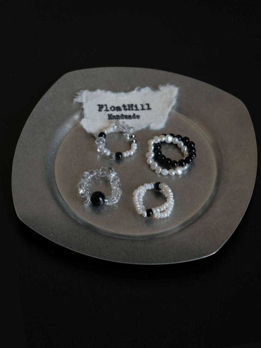 Half Moon Elastic Ring,Lumivault.