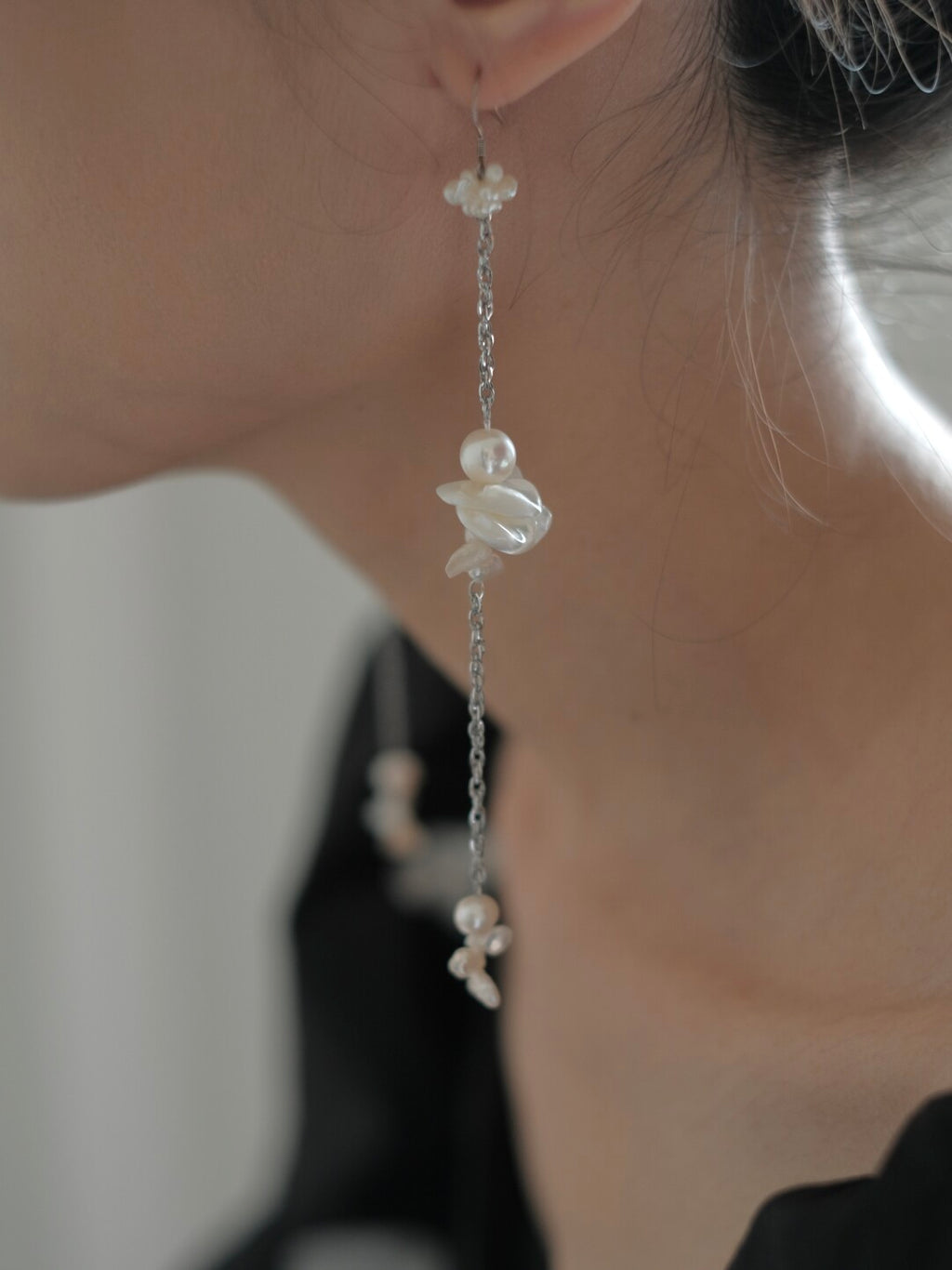 Floating World Long Earrings,Lumivault.
