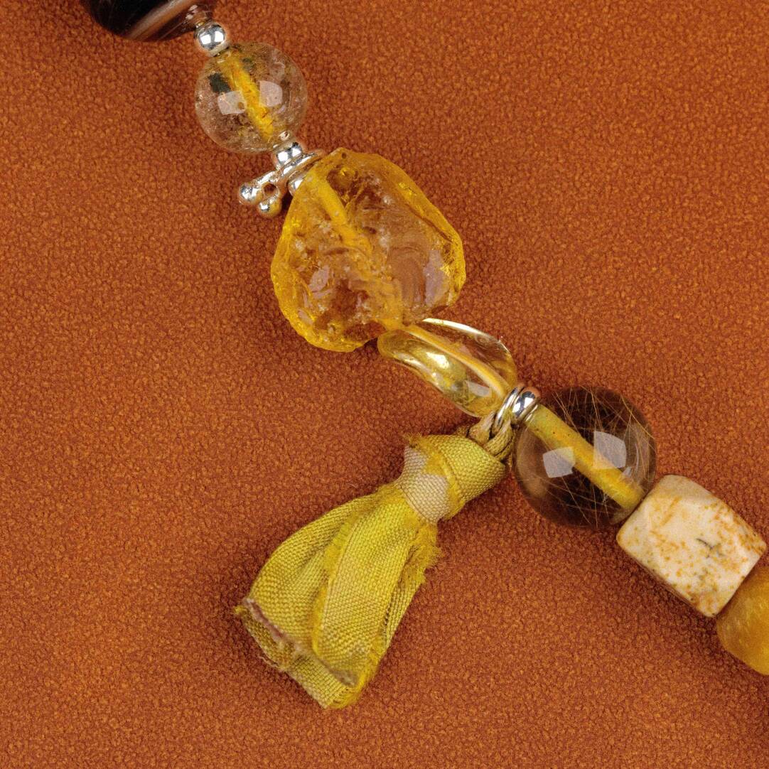 Autumn Dew Beaded Bracelet,Lumivault.