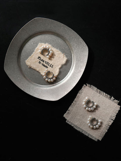 Pearl Beaded Ear Cuffs