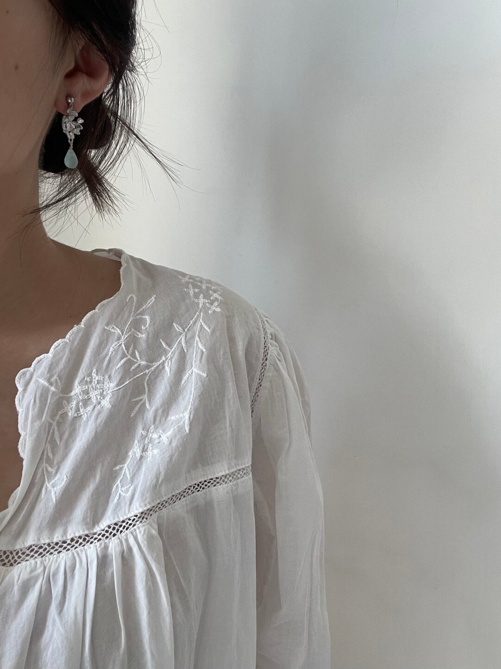 Original Handmade October Osmanthus Earrings,Lumivault.