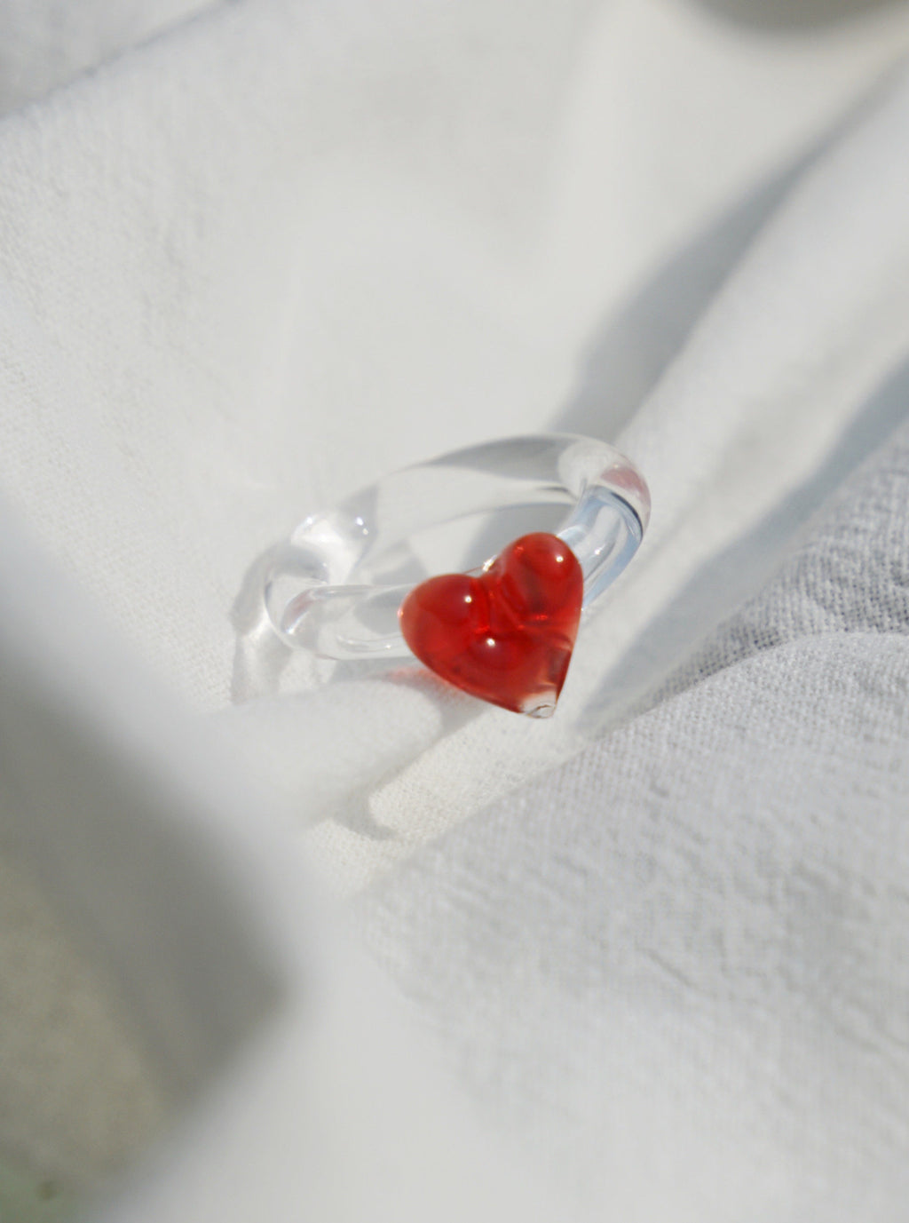 Sweetheart Glass Ring,Lumivault.