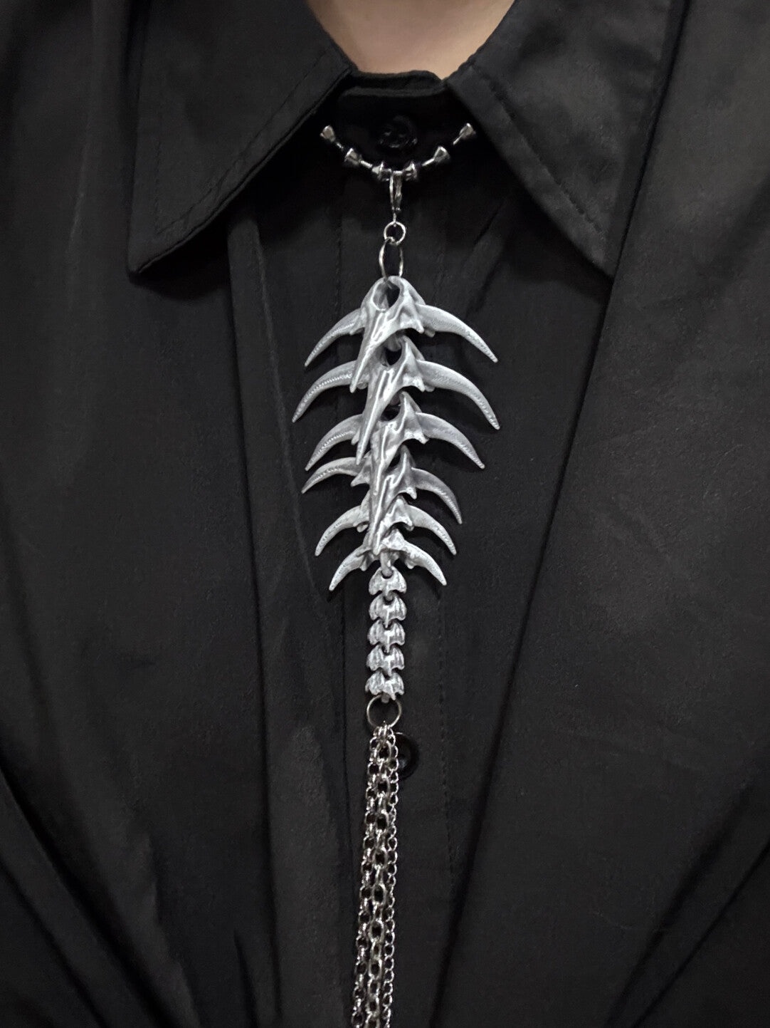 Special-Shaped Bone Removable Pendant Necklace