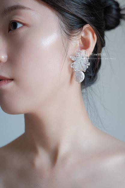 Fireworks Handmade Beaded Earrings