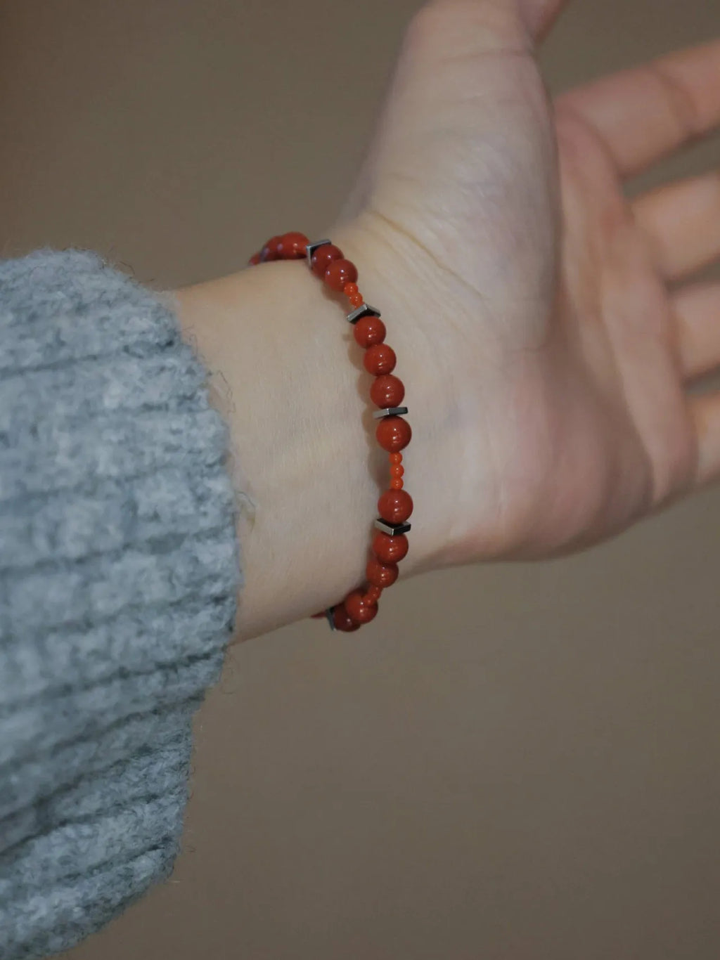 Chinoiserie New Year Red Thread Bracelet,Lumivault.