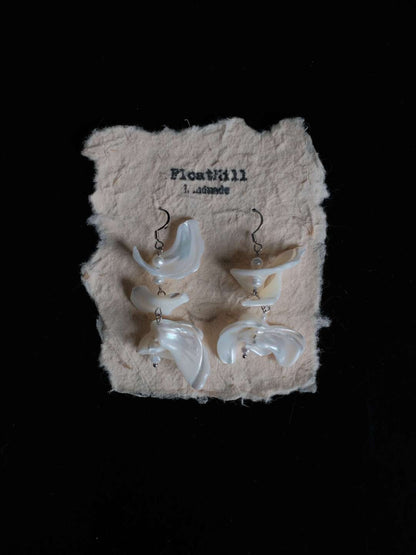 Sea Wind Chimes Irregular Shell Earrings