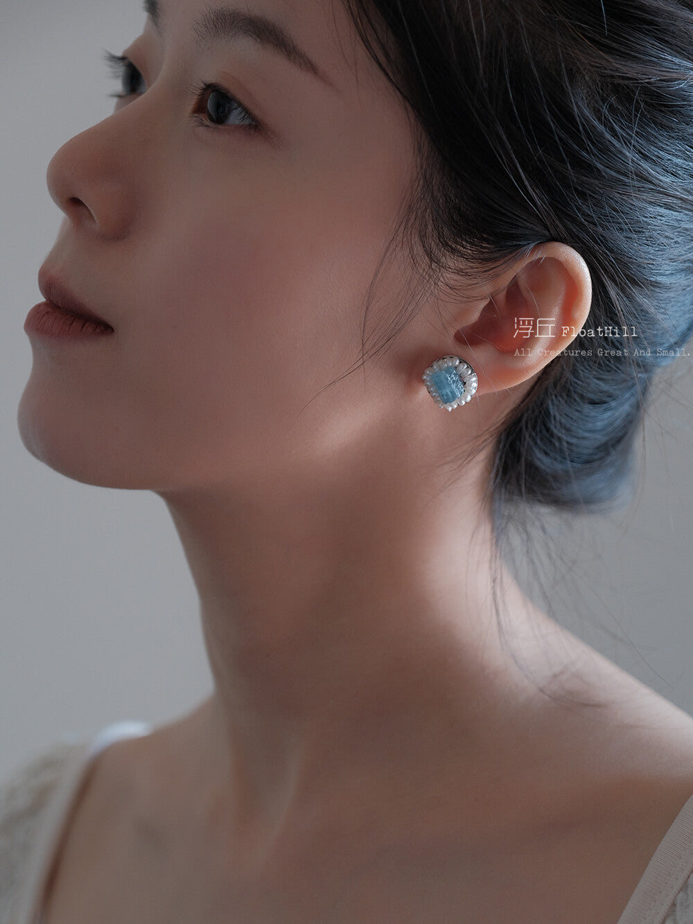 Blue Island Earrings,Lumivault.