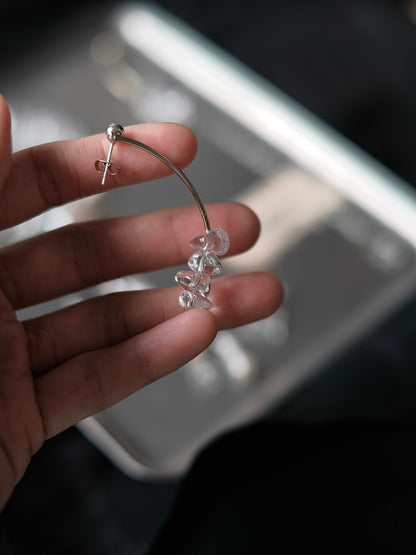 Flowing Firefly Crystal Earrings