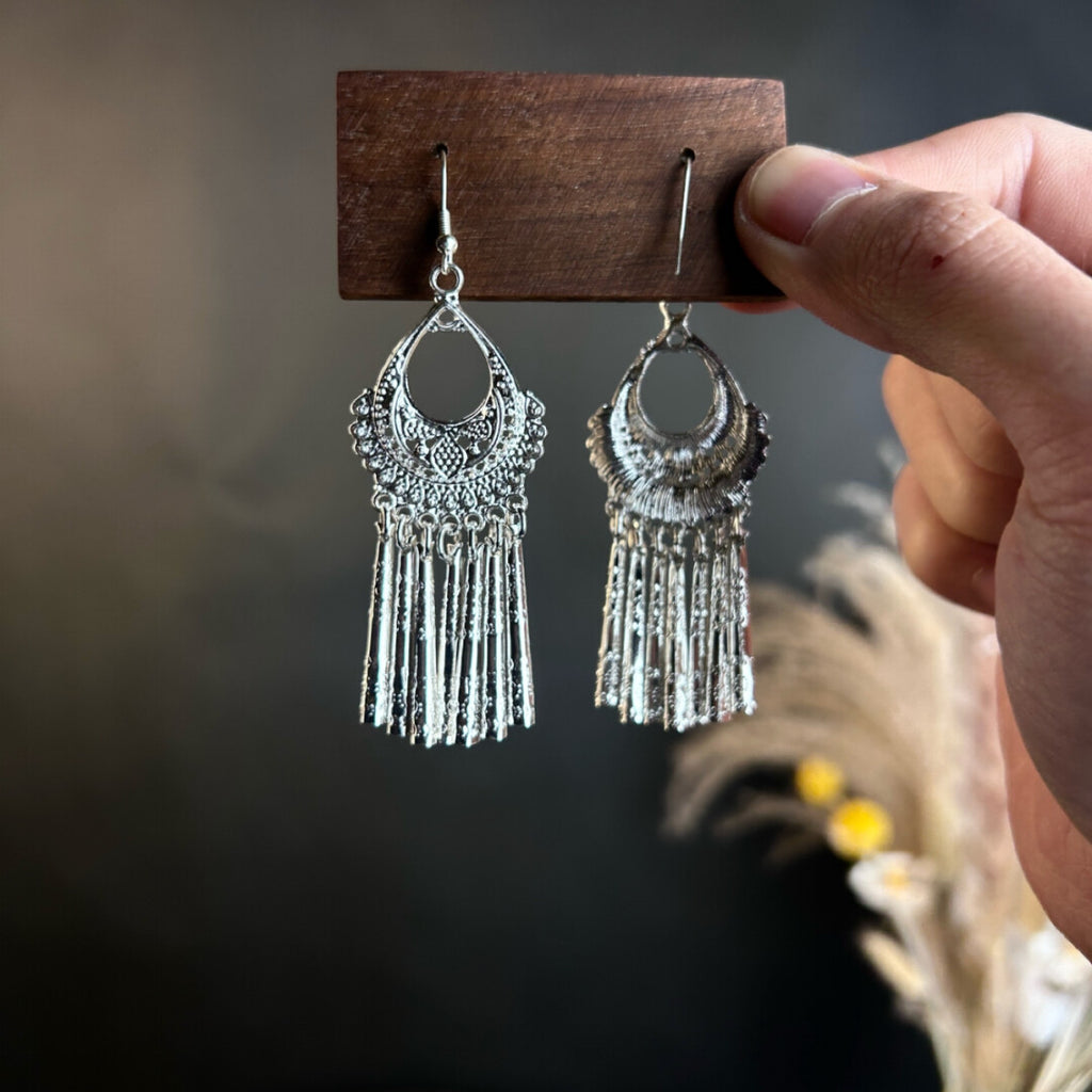 Tribal Bell Collar Earrings,Lumivault.