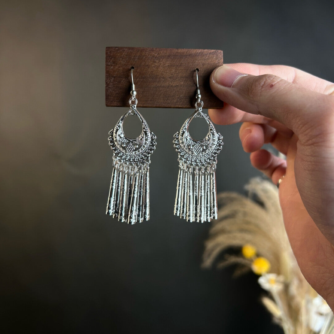 Tribal Bell Collar Earrings,Lumivault.