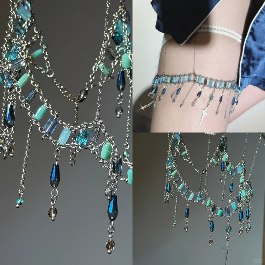 Star Tassel Thigh Chain,Lumivault.