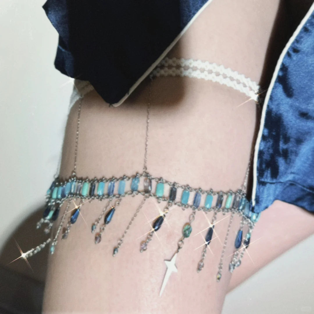 Star Tassel Thigh Chain,Lumivault.