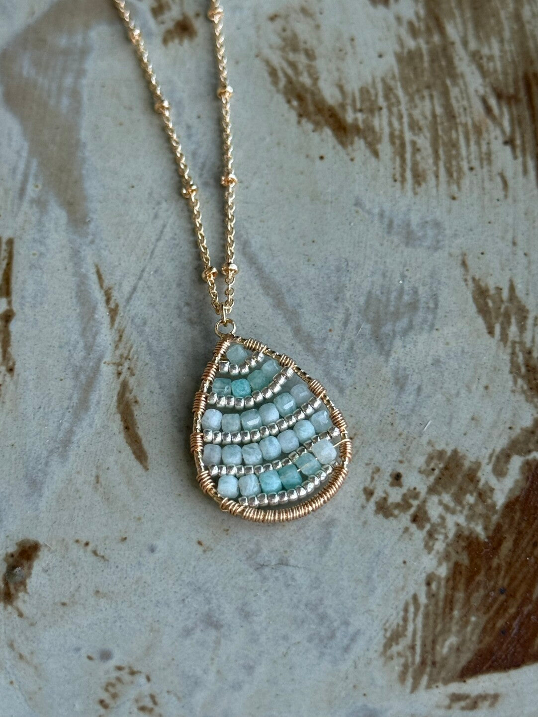 Sky River Necklace,Lumivault.