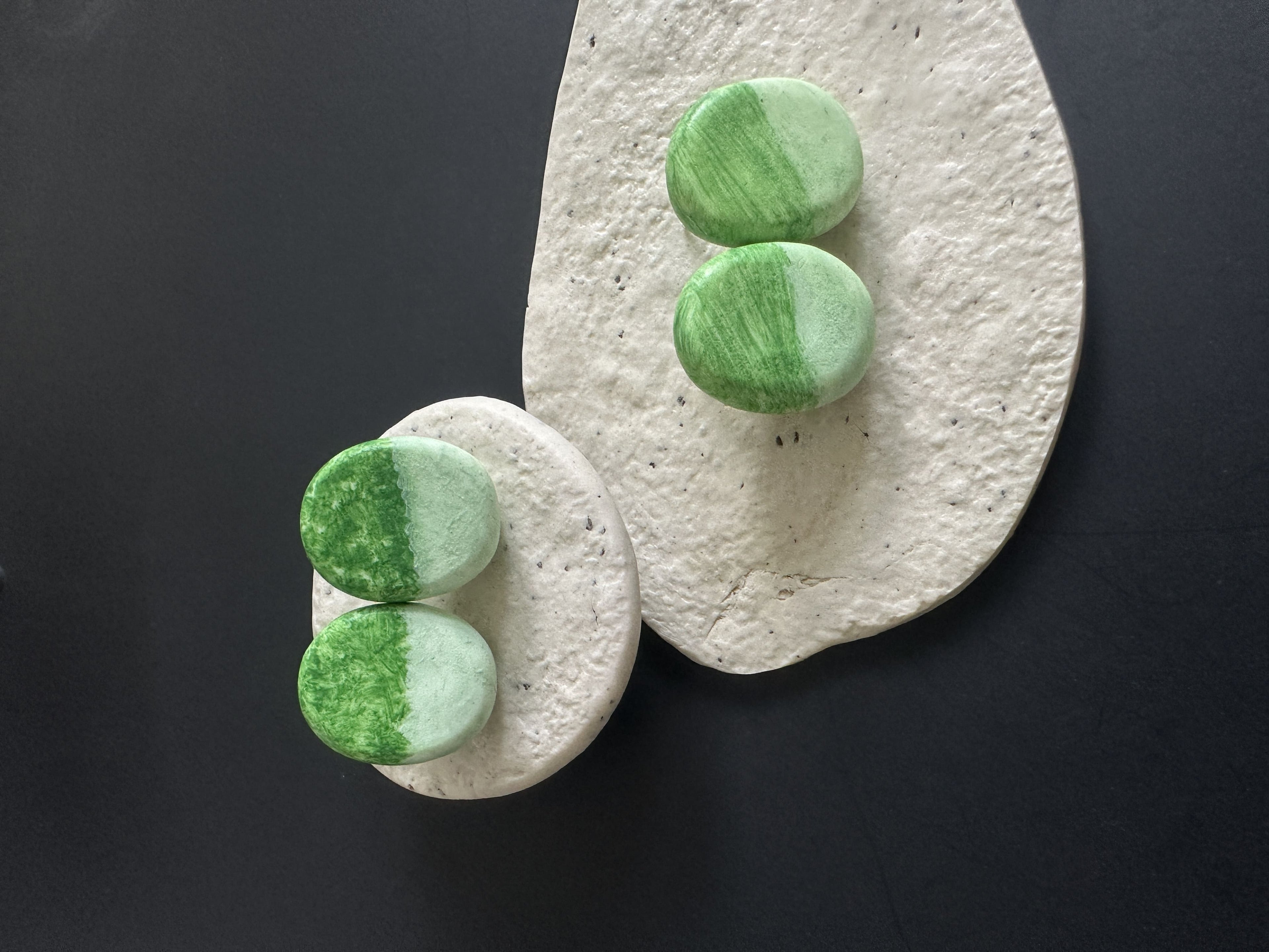 Moss Traces Earrings,Lumivault.