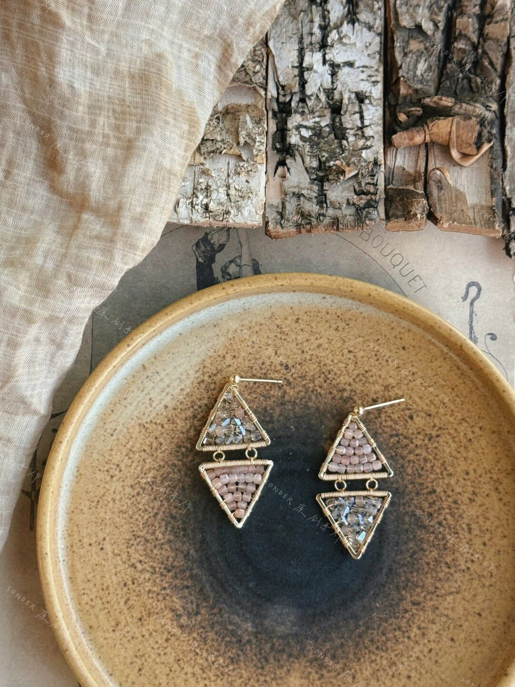 Golden Sun Earrings,Lumivault.