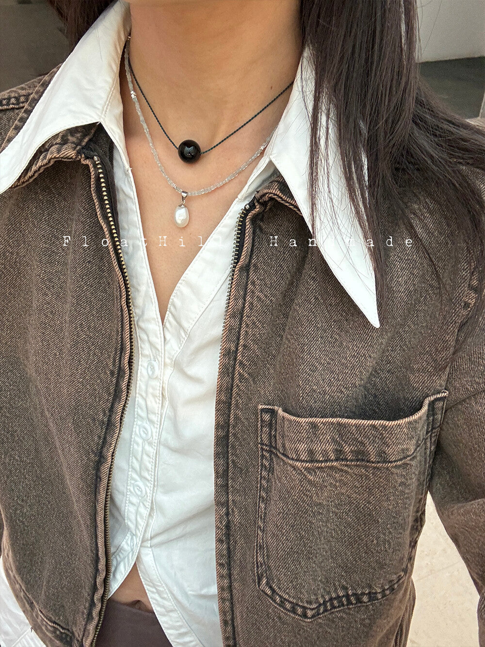 One Bead Hand-Woven Necklace,Lumivault.