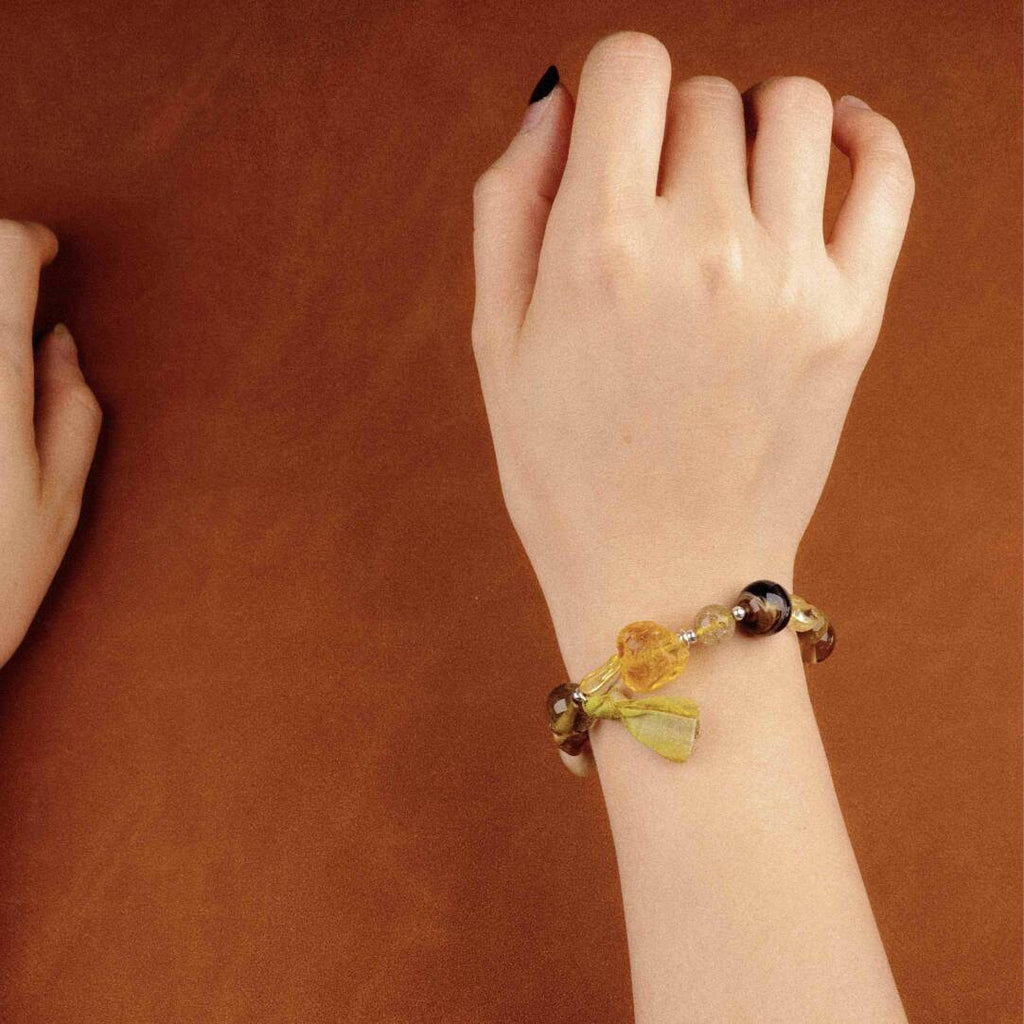 Autumn Dew Beaded Bracelet,Lumivault.