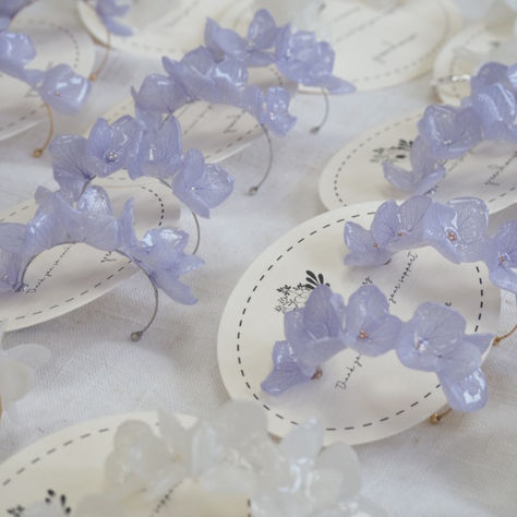 Hydrangea Earrings,Lumivault.