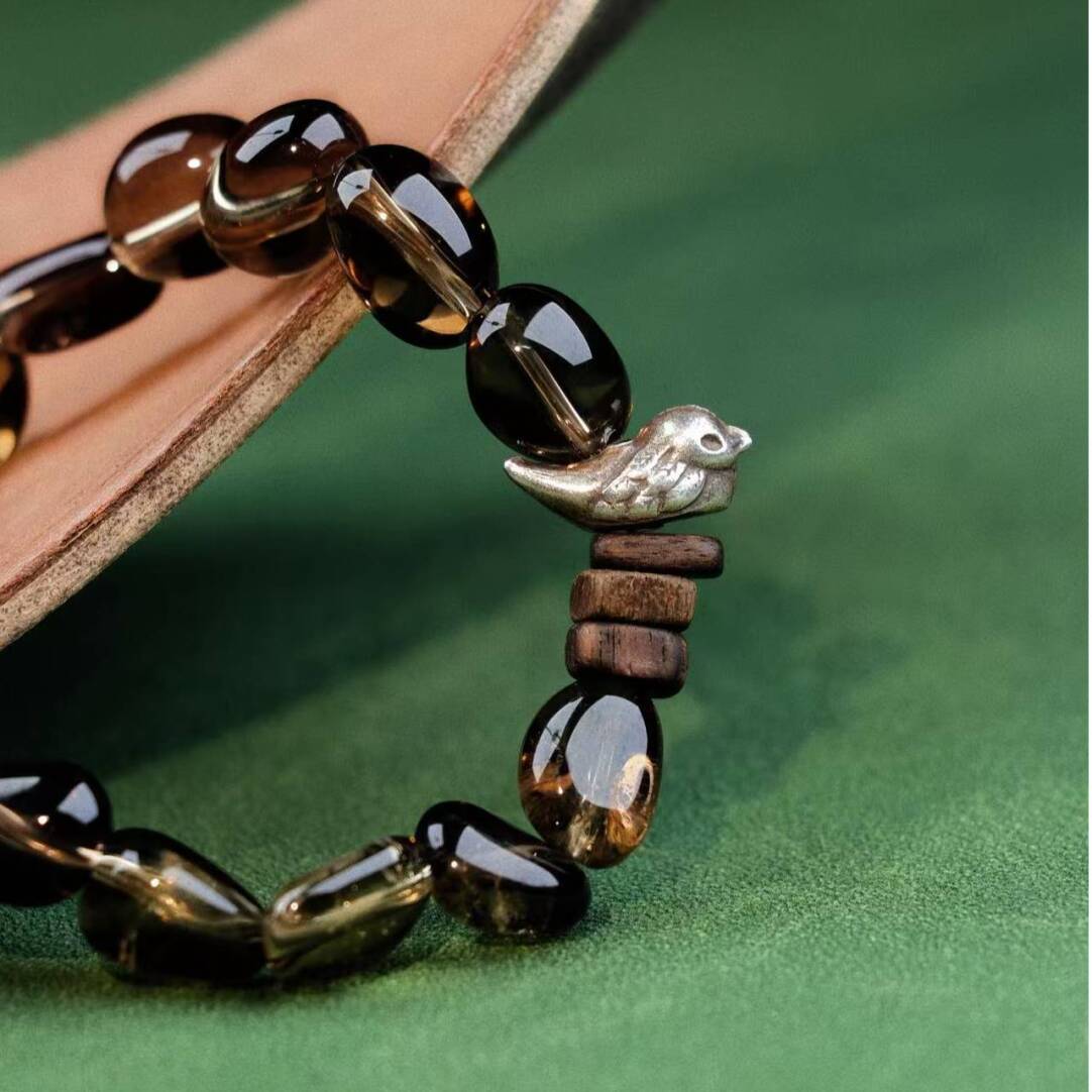 Mountain Bird Beaded Bracelet,Lumivault.