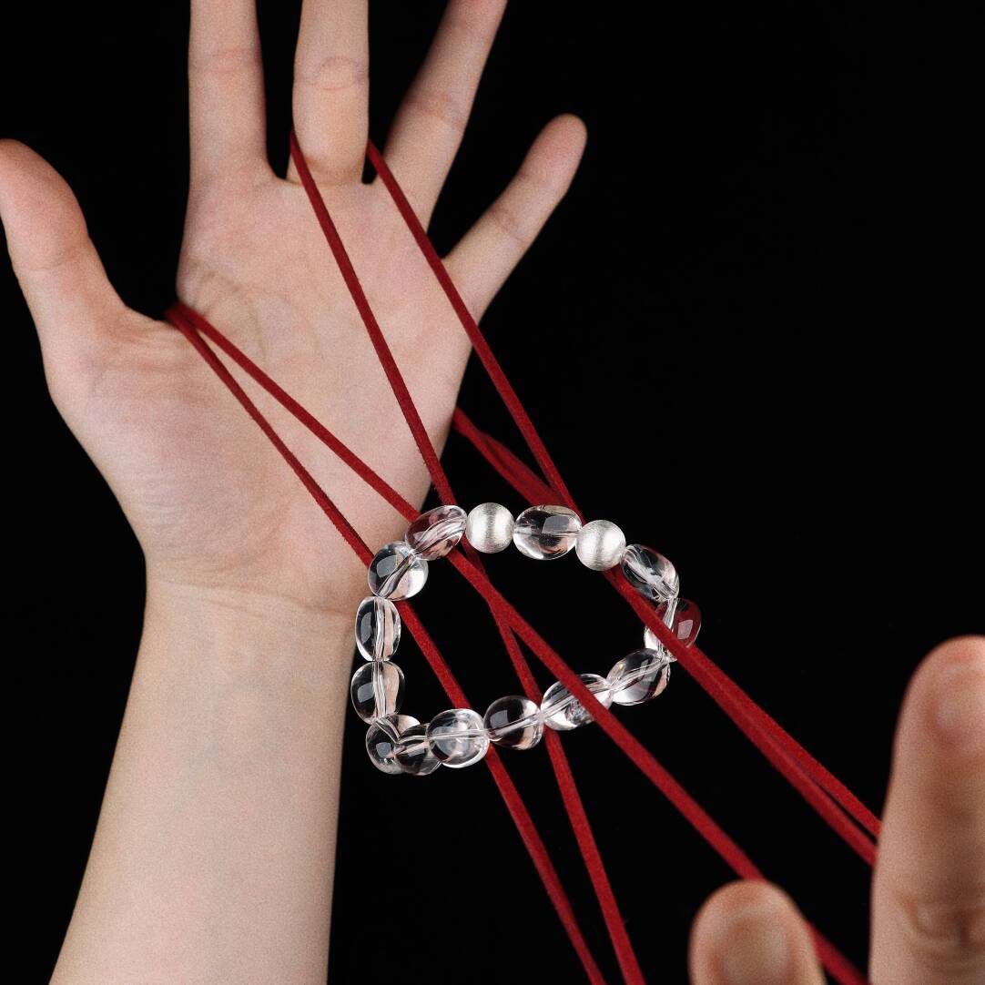 Snow Country Train Beaded Bracelet,Lumivault.