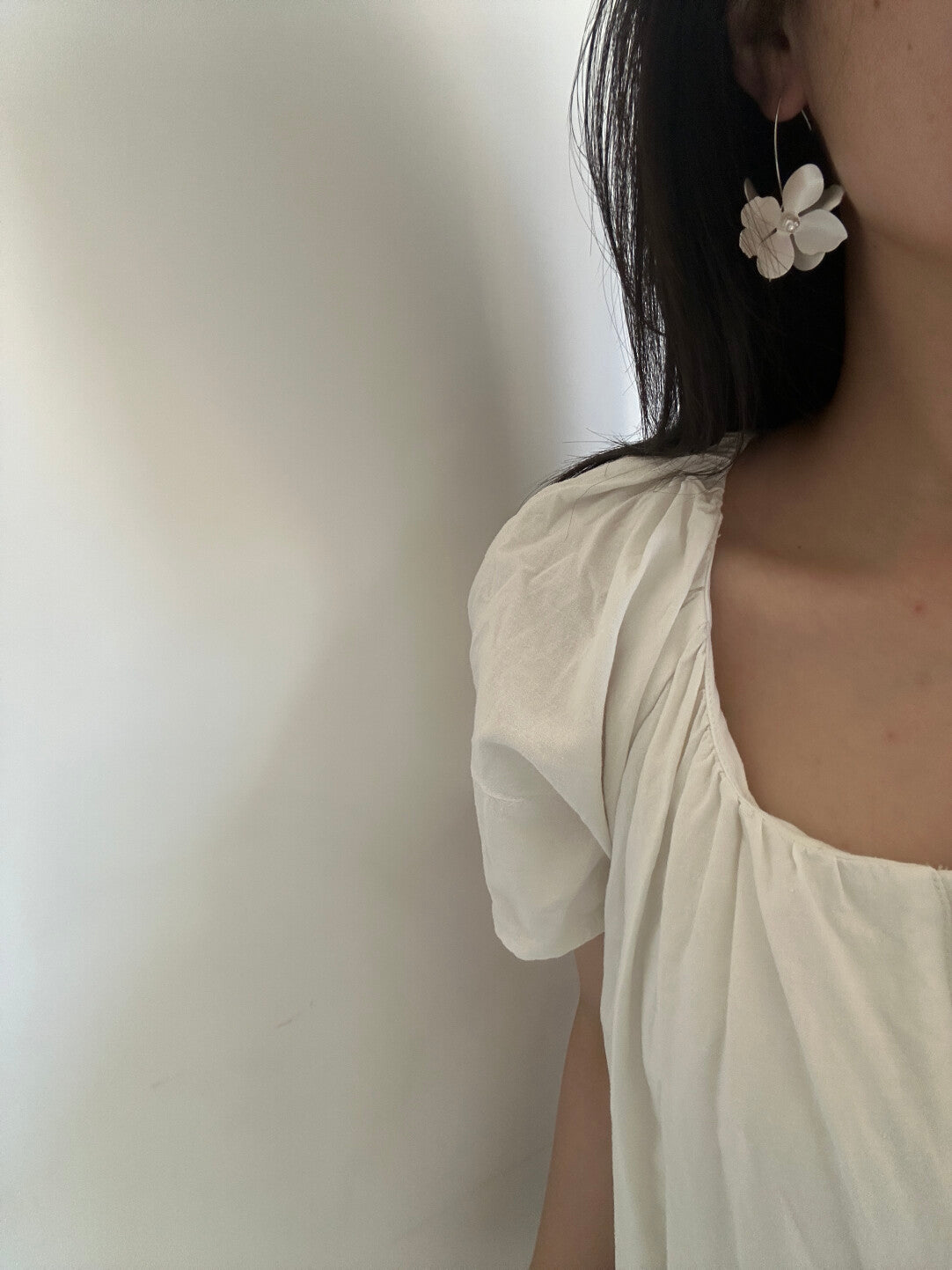 Endless Summer Silver Minimalist Earrings,Lumivault.