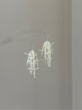 Pendulous Nacre Earrings,Ear Hooks,Lumivault.