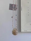 Handmade Conch Freshwater Pearl Beaded Necklace,Lumivault.
