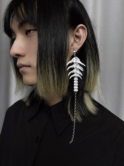 Vertebra Single Earring