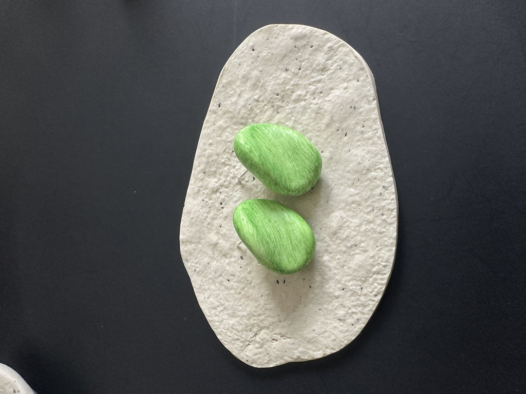 Moss Traces Earrings,4 / Studs,Lumivault.