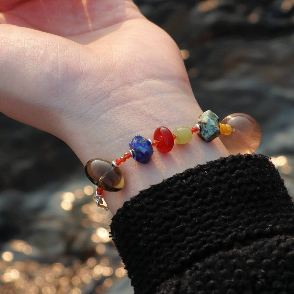 All Things Flourish Beaded Bracelet,Lumivault.